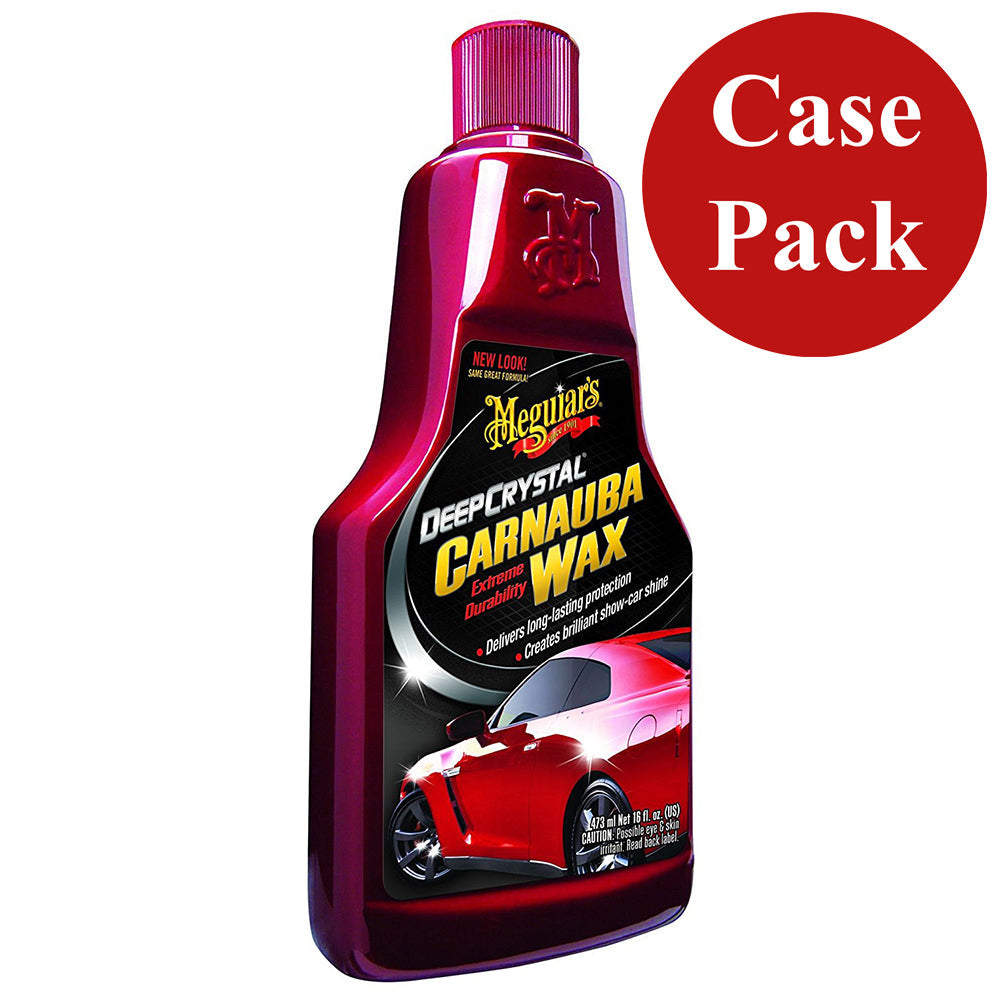 Meguiars Deep Crystal Carnauba Wax - 16oz *Case of 6* [A2216CASE] - Premium Cleaning from Meguiar's - Just $58.99! 