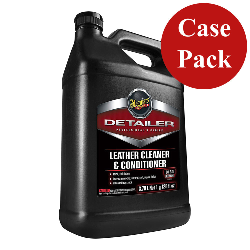 Meguiars Detailer Leather Cleaner  Conditioner - 1-Gallon *Case of 4* [D18001CASE] - Premium Cleaning from Meguiar's - Just $163.99! Shop now at Boat Gear Depot