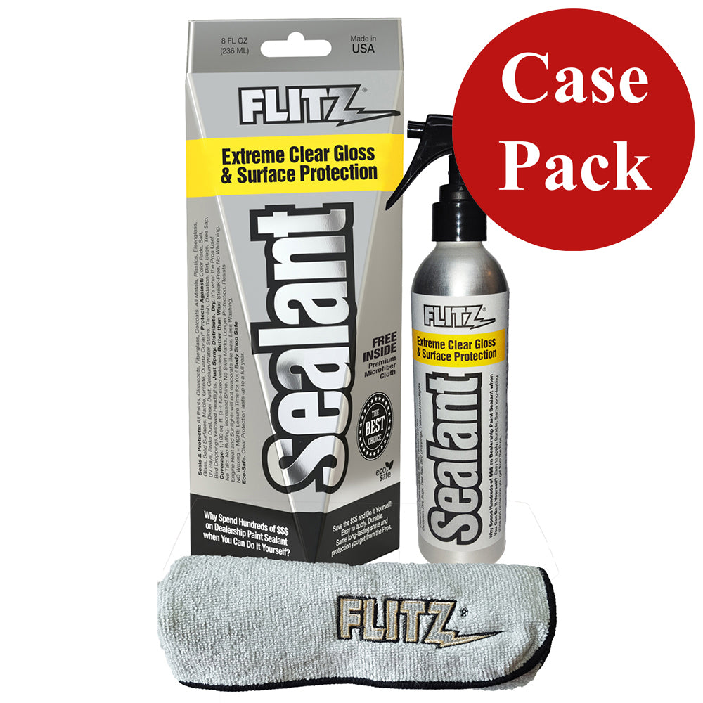 Flitz Ceramic Sealant Spray Bottle w/Microfiber Polishing Cloth - 236ml/8oz *Case of 6* [CS 02908CASE] - Premium Cleaning from Flitz - Just $125.70! 