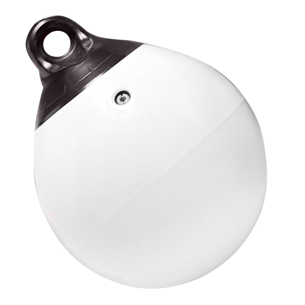 Taylor Made 12" Tuff End Inflatable Vinyl Buoy - White [1143] - Anchoring & Docking, Anchoring & Docking | Buoys, Brand_Taylor Made - Taylor Made - Buoys