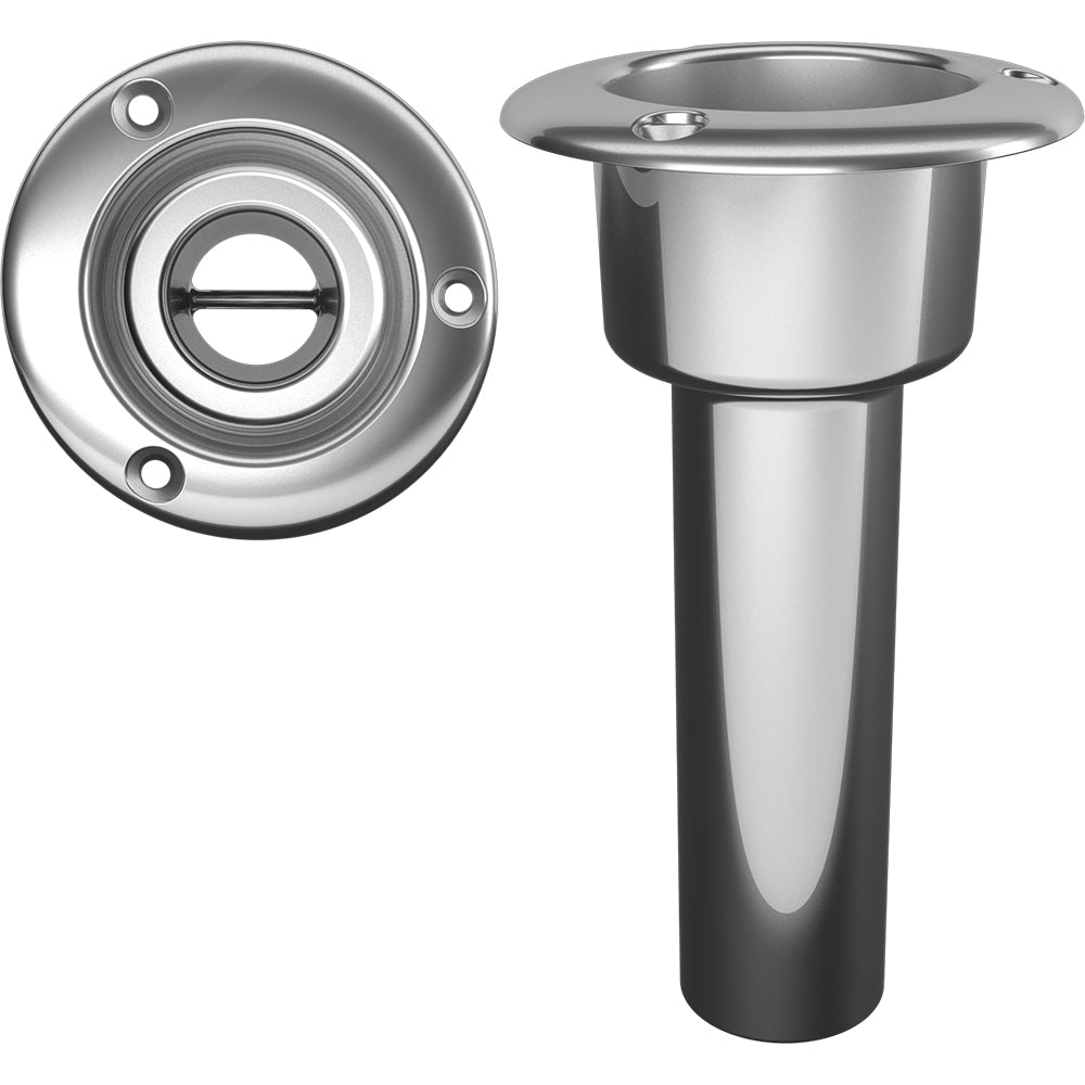 Mate Series Stainless Steel 0 Rod  Cup Holder - Open - Round Top [C1000ND] - Premium Rod Holders from Mate Series - Just $129.95! 