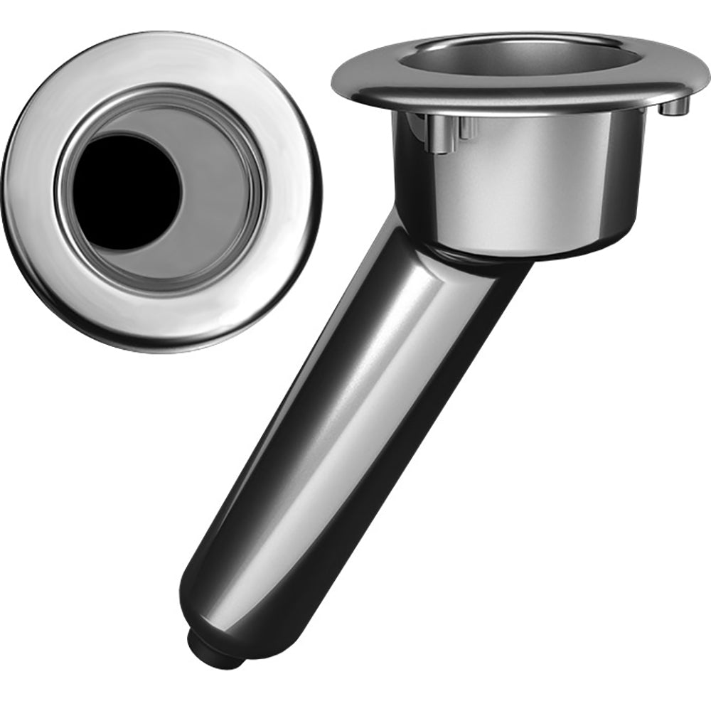 Mate Series Elite Screwless Stainless Steel 30 Rod  Cup Holder - Drain - Round Top [C1030DS] - Premium Rod Holders from Mate Series - Just $149.95! 