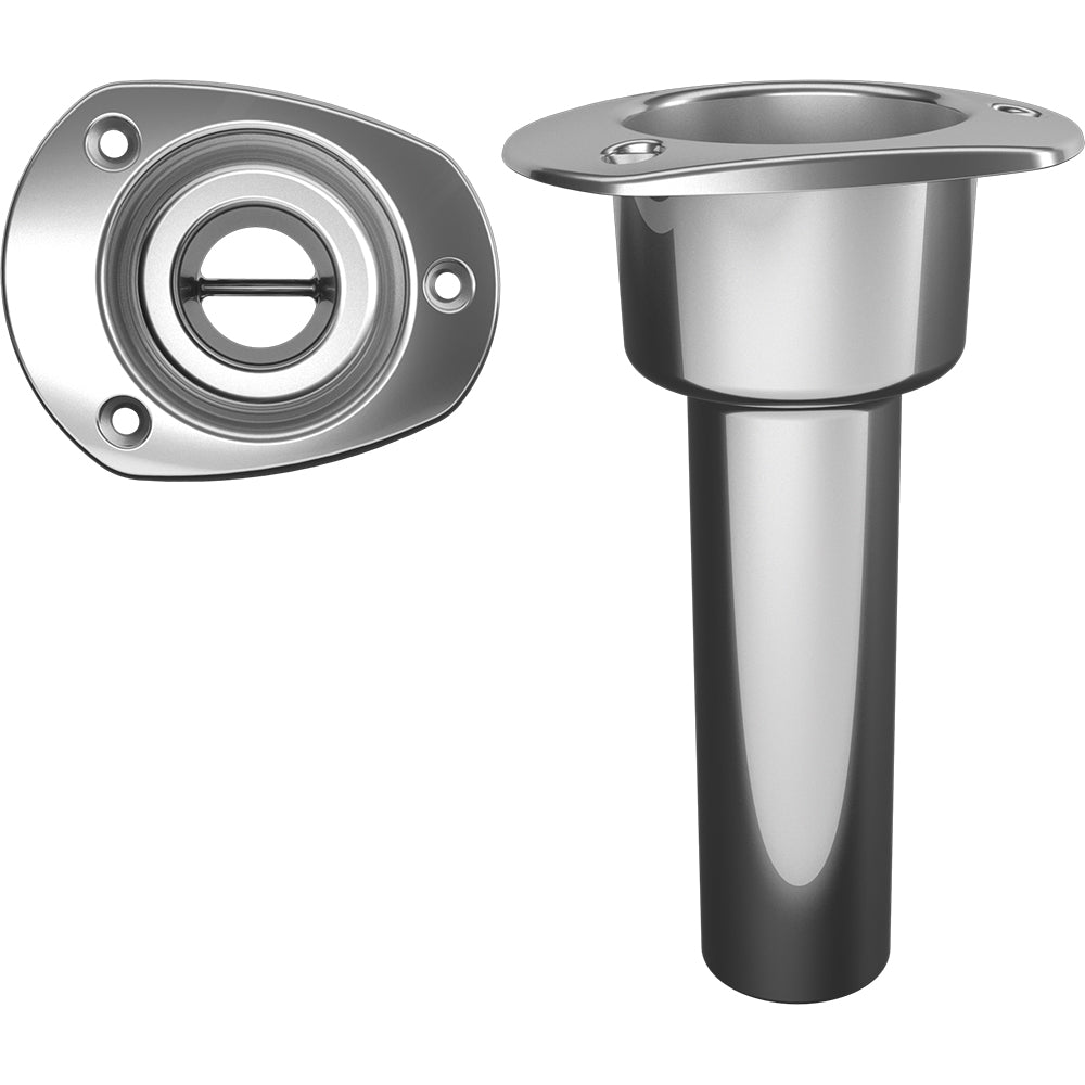 Mate Series Stainless Steel 0 Rod  Cup Holder - Open - Oval Top [C2000ND] - Premium Rod Holders from Mate Series - Just $129.95! 