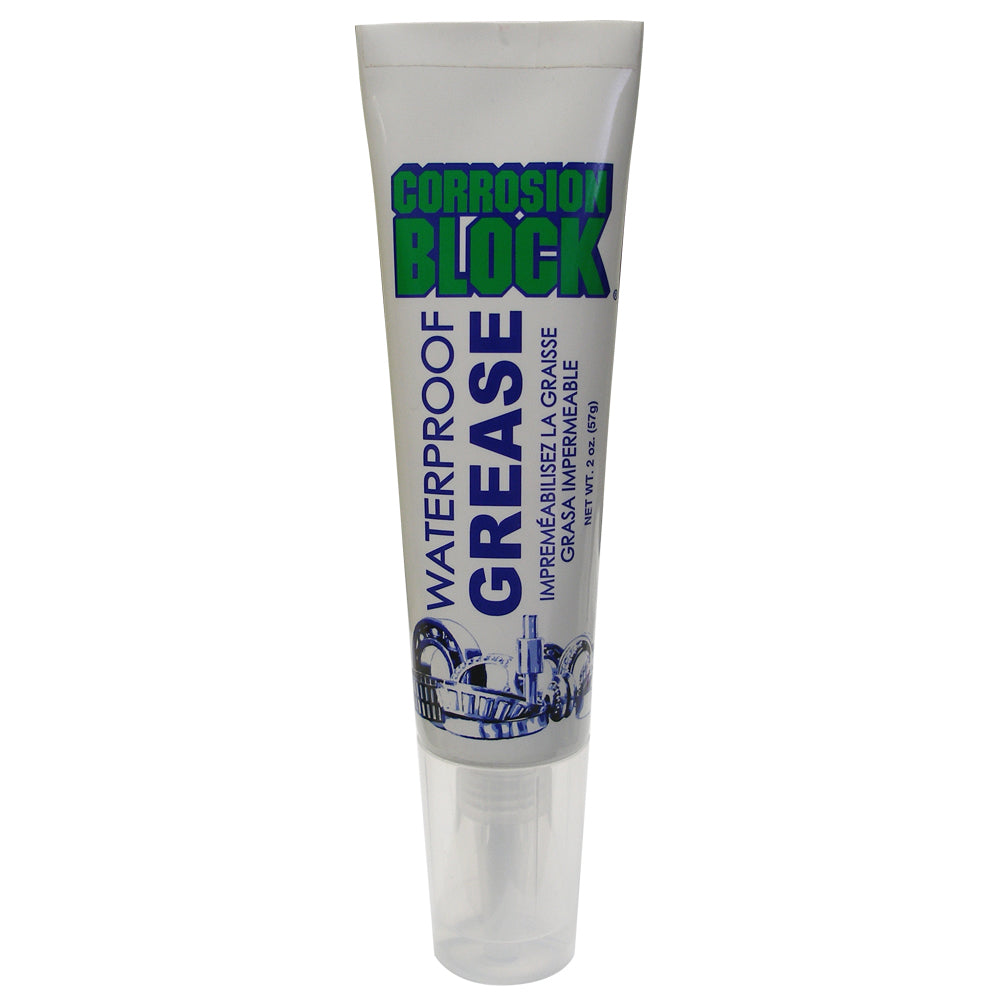 Corrosion Block High Performance Waterproof Grease - 2oz Tube - Non-Hazmat, Non-Flammable  Non-Toxic [25002] - Premium Cleaning from Corrosion Block - Just $5.99! 