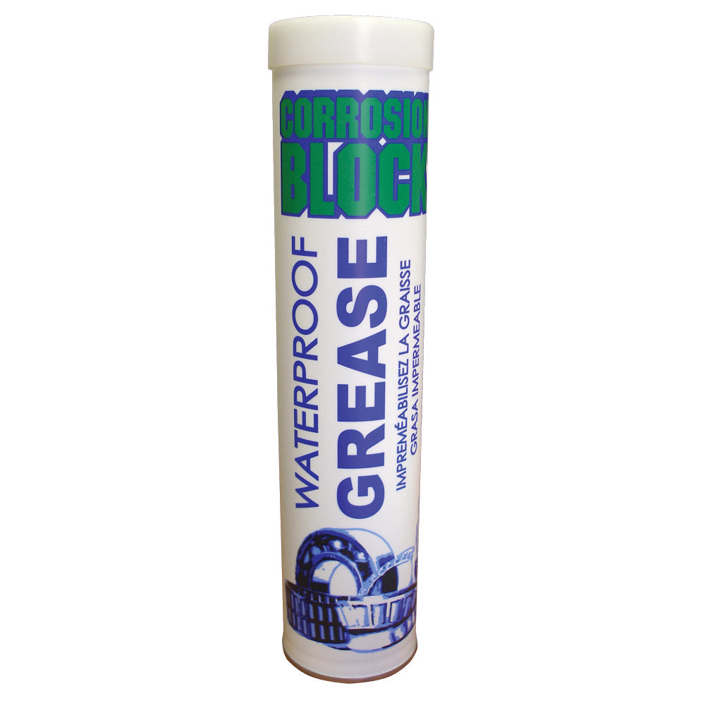 Corrosion Block High Performance Waterproof Grease - 14oz Cartridge - Non-Hazmat, Non-Flammable  Non-Toxic [25014] - Premium Cleaning from Corrosion Block - Just $16.99! 