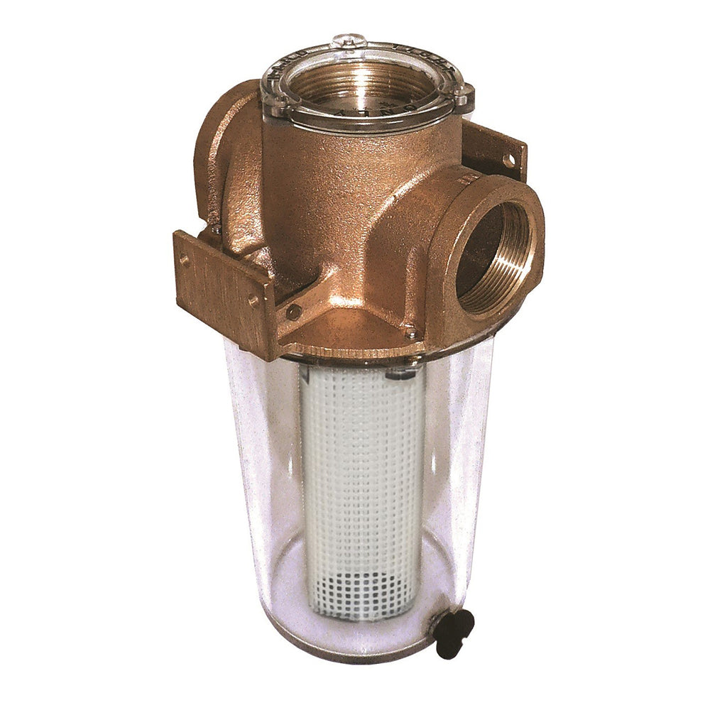 GROCO ARG-500 Series 1/2" Raw Water Strainer w/Non-Metallic Plastic Basket [ARG-500-P] - Premium Strainers & Baskets from GROCO - Just $198.99! 