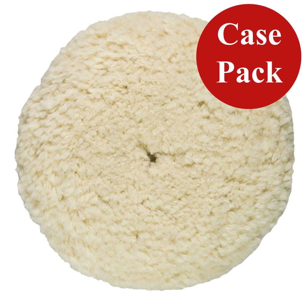 Presta Rotary Wool Buffing Pad - White Heavy Cut - *Case of 12* [810176CASE] - Premium Cleaning from Presta - Just $203.64! 