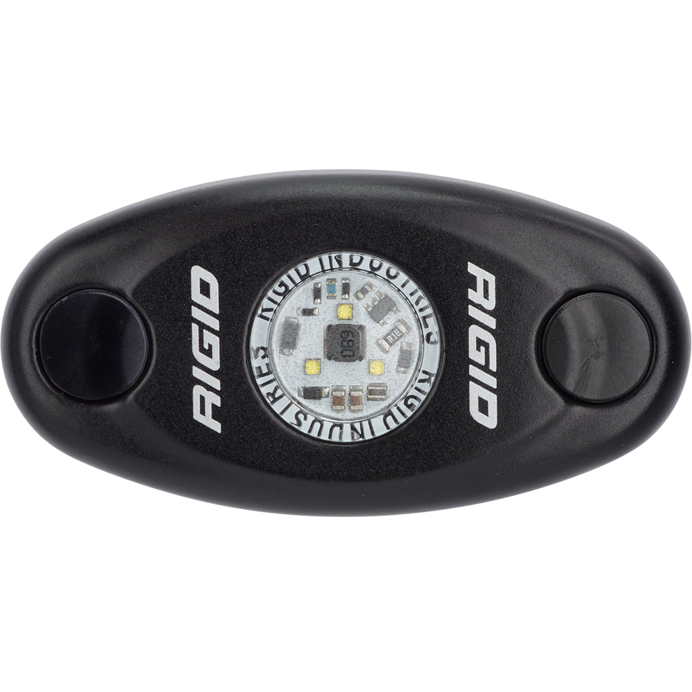 RIGID Industries A-Series Black Low Power LED Light - Single - Amber [480343] - Premium Interior / Courtesy Light from RIGID Industries - Just $96.29! 