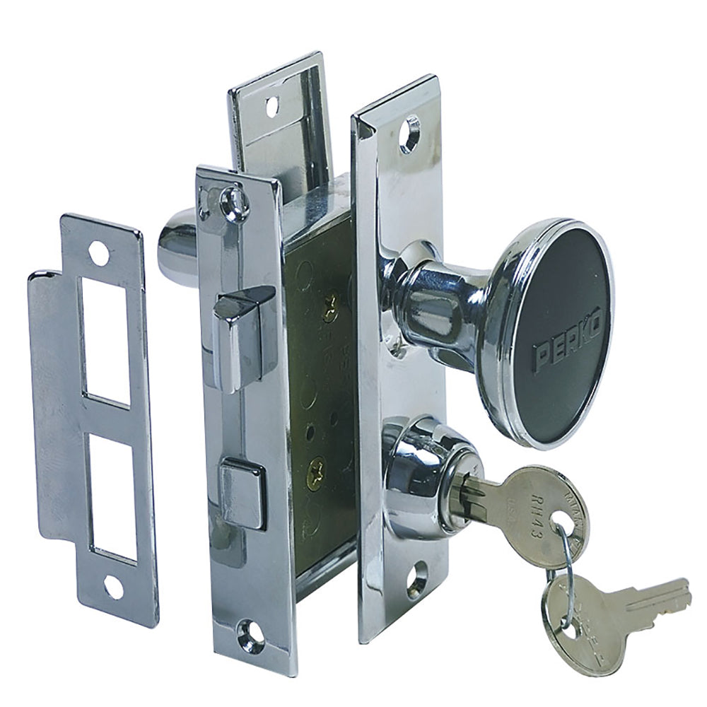 Perko Mortise Lock Set w/Bolt [0927DP0CHR] - Brand_Perko, Marine Hardware, Marine Hardware | Accessories - Perko - Accessories