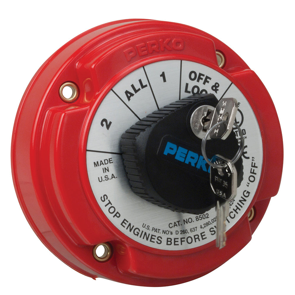 Perko Medium Duty Battery Selector Switch w/Key Lock [8502DP] - Premium Battery Management from Perko - Just $75.99! 