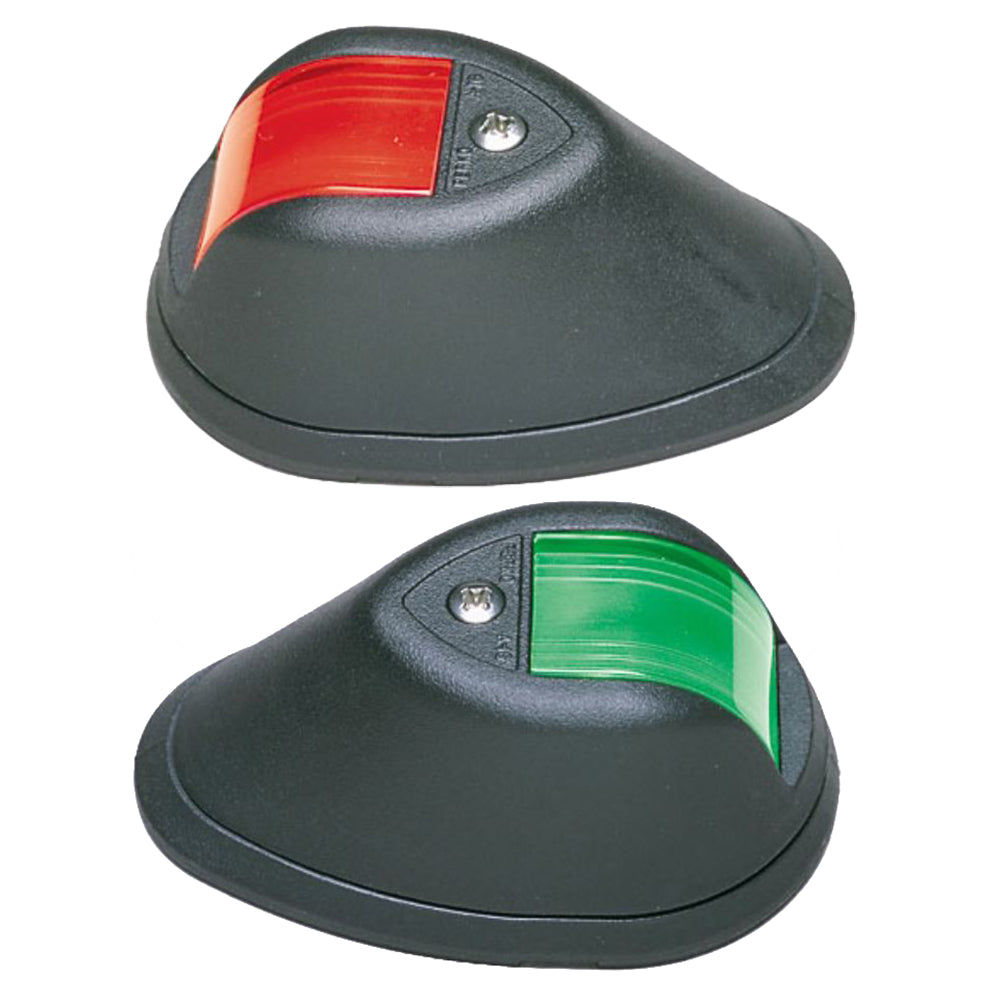 Perko Vertical Mount Side Lights - 12V - Black [0254B00DP1] - Premium Navigation Lights from Perko - Just $63.99! 