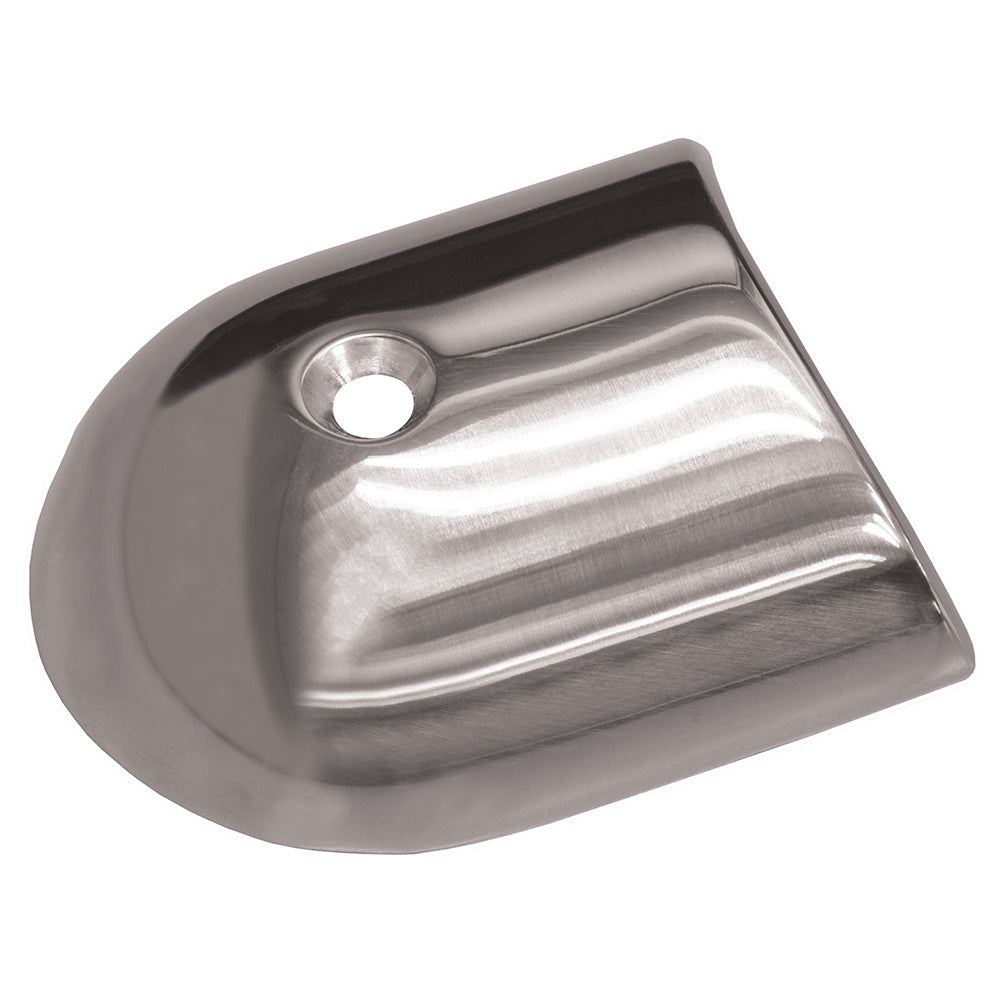 TACO Polished Stainless Steel 2-19/64 Rub Rail End Cap [F16-0091] - Premium Rub Rail from TACO Marine - Just $69.99! 