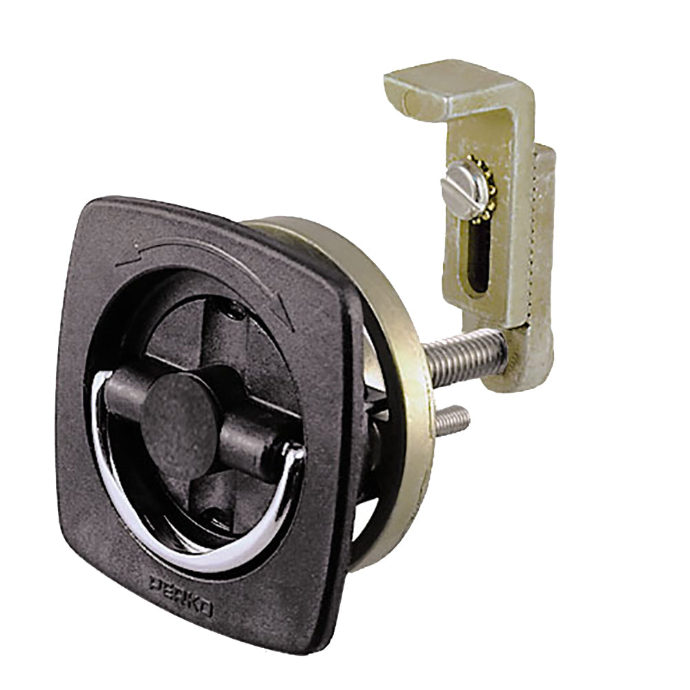 Perko Flush Latch - Non-Locking - 2.5" x 2.5" w/Offset Adjustable Cam Bar [0932DP2BLK] - Premium Latches from Perko - Just $38.99! 