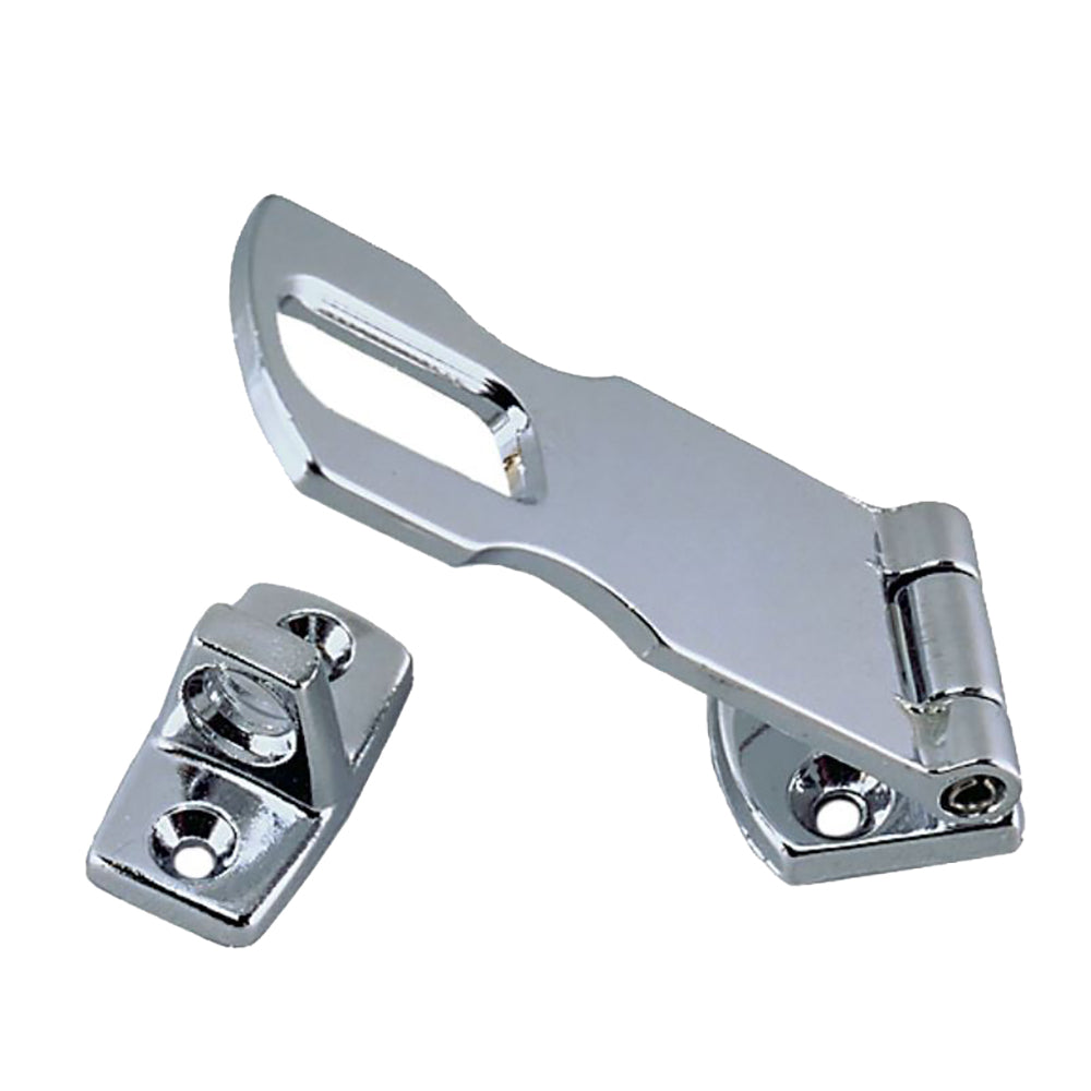 Perko Chrome Plated Zinc Hasp - 3" [1198DP2CHR] - Premium Latches from Perko - Just $20.99! 