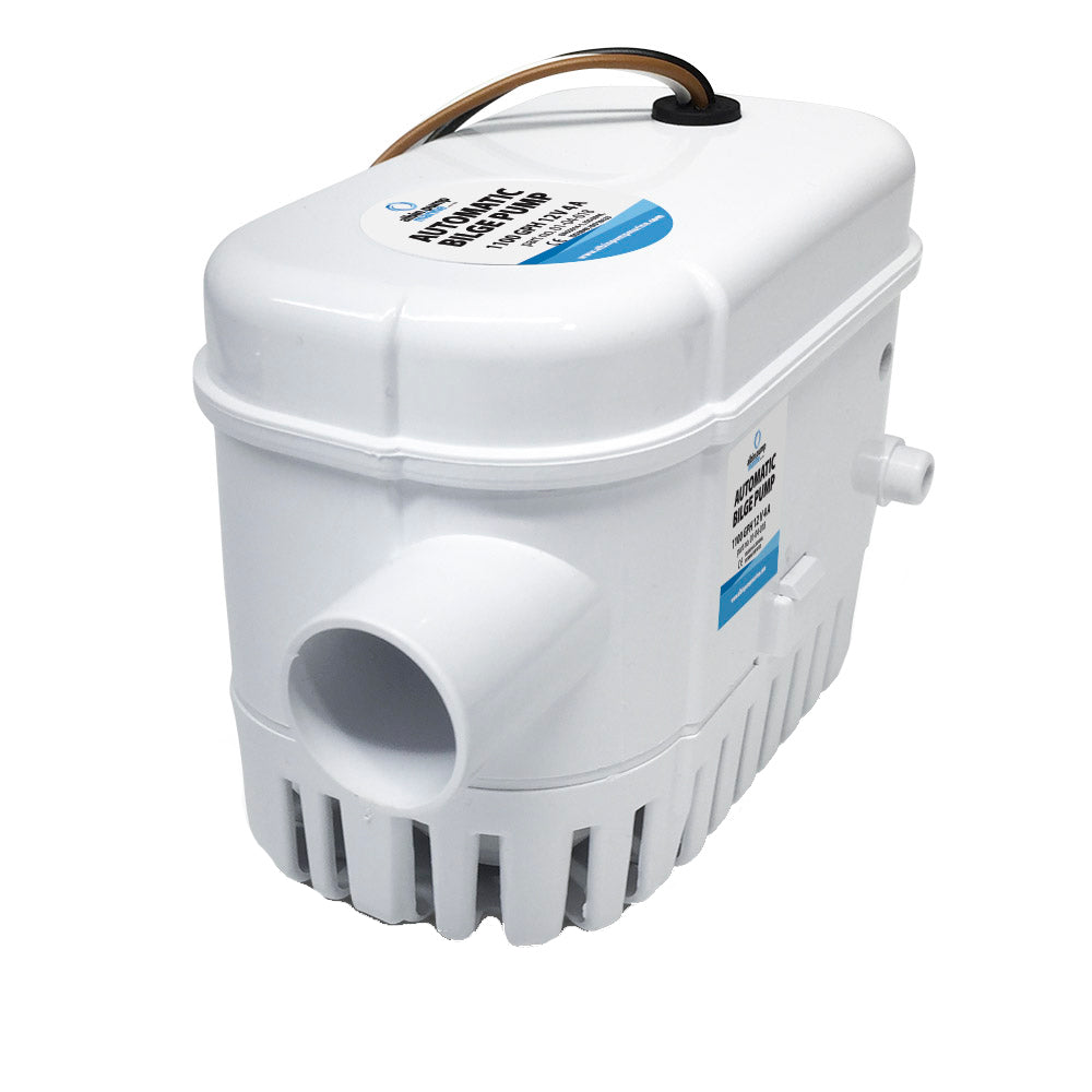 Albin Group Automatic Bilge Pump 1100 GPH - 12V [01-04-018] - Premium Bilge Pumps from Albin Group - Just $48.99! 