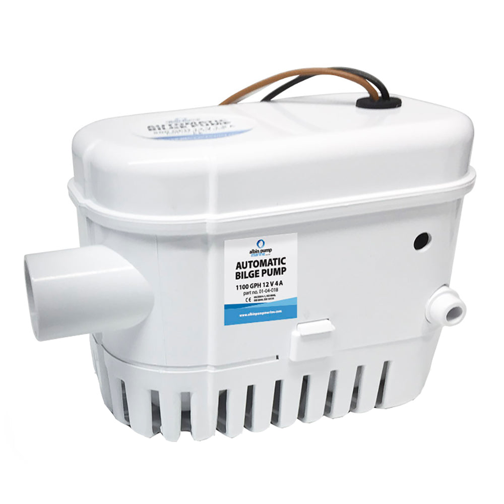 Albin Group Automatic Bilge Pump 1100 GPH - 24V [01-04-019] - Premium Bilge Pumps from Albin Group - Just $51.99! 