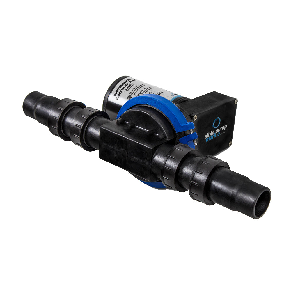 Albin Group Waste Water Diaphragm Pump 32L (8.5 GPM) - 12V [03-01-003] - Premium Marine Sanitation from Albin Group - Just $154.99! 