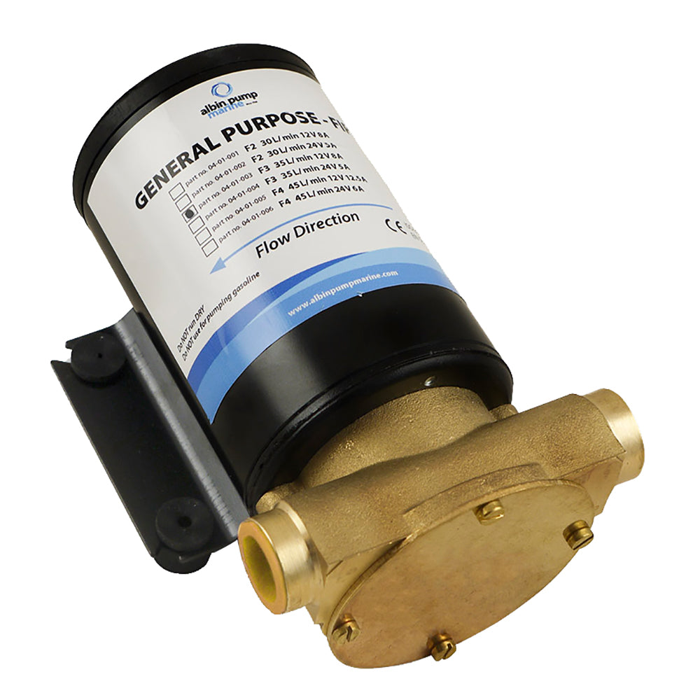 Albin Group Marine General Purpose Pump FIP F3 - 24V [04-01-004] - Premium Washdown / Pressure Pumps from Albin Group - Just $110.99! 