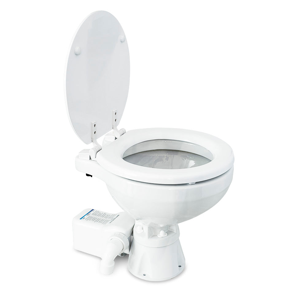 Albin Group Marine Toilet Silent Electric Compact - 12V [07-03-010] - Premium Marine Sanitation from Albin Group - Just $346.99! 