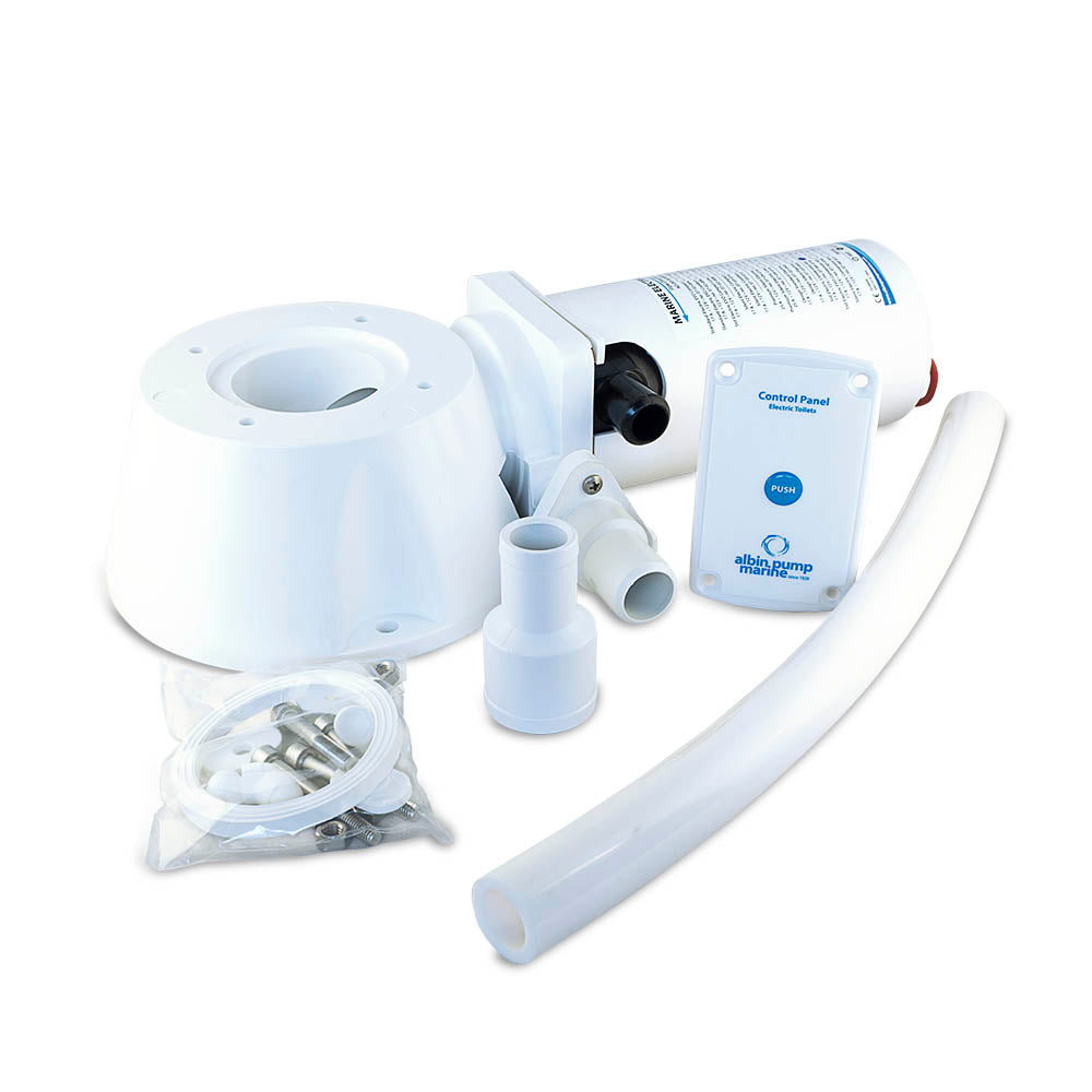 Albin Group Marine Standard Electric Toilet Conversion Kit - 12V [07-66-019] - Premium Accessories from Albin Group - Just $208.99! 