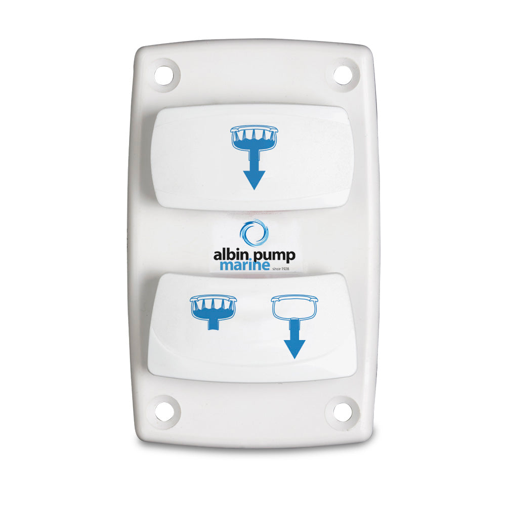 Albin Group Marine Control Silent Electric Toilet Rocker Switch [07-66-025] - Premium Accessories from Albin Group - Just $72.99! 