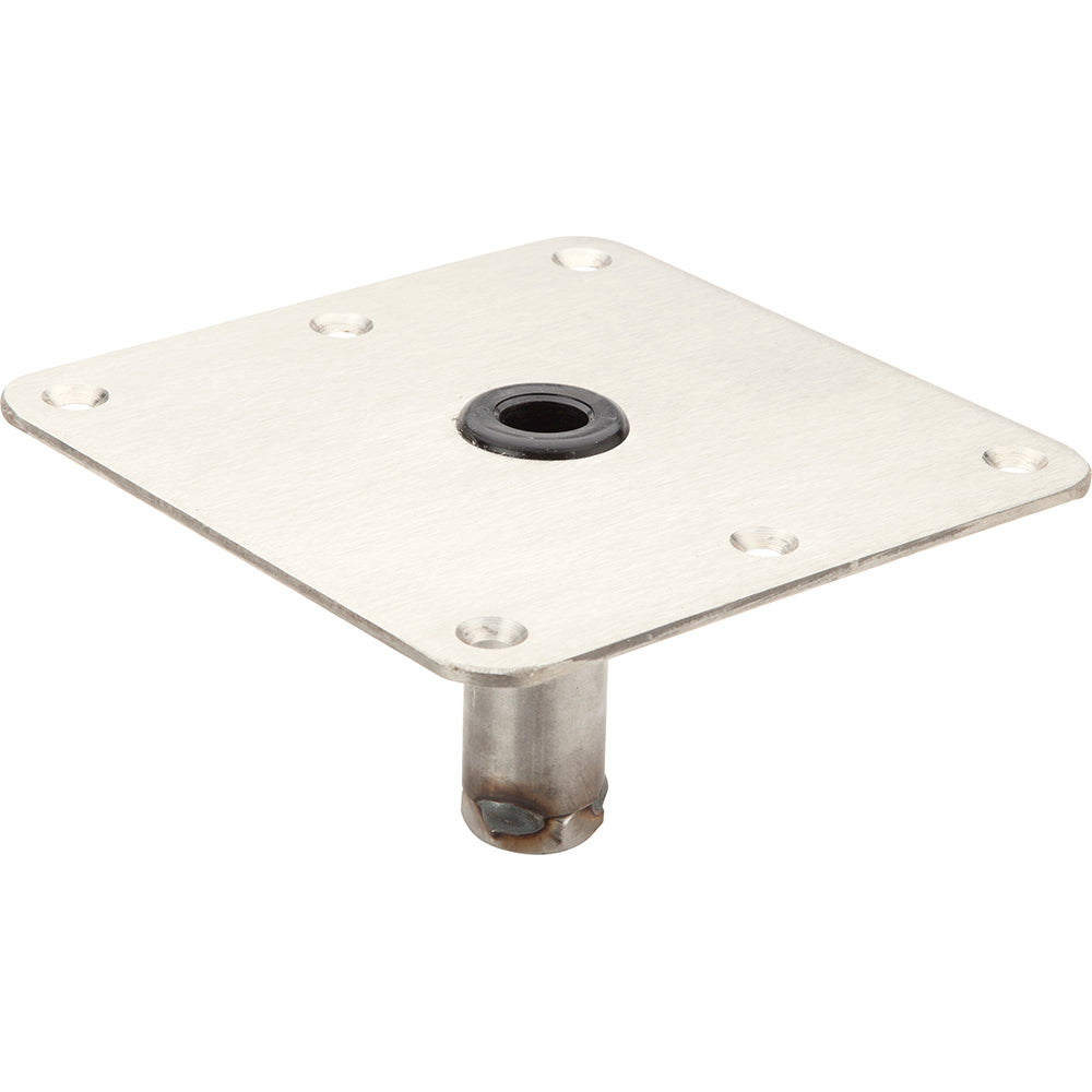 Attwood SWIVL-EZE 7x7 LockN-Pin Zinc Plated Steel 3/4" Pin Base [SP-67739-T] - Premium Seating from Attwood Marine - Just $43.99! 