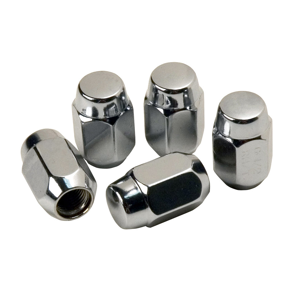 C.E. Smith Chrome Acorn Wheel Nuts - 1/2"-20 [16720A] - Premium Rollers & Brackets from C.E. Smith - Just $14.99! 