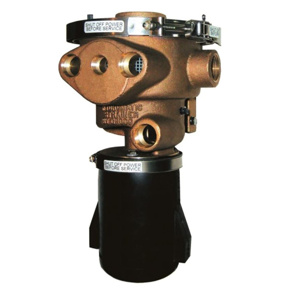 GROCO 1-1/2" Inlet Hydromatic Self-Cleaning Strainer - 12V [970-1500-12] - Premium Fittings from GROCO - Just $2457.99! 