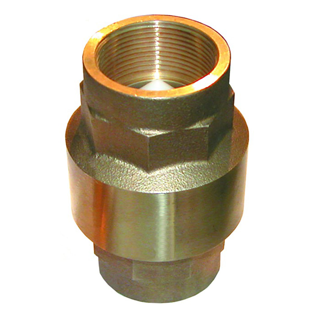 GROCO 1/2" Bronze In-Line Check Valve [CV-50] - Premium Fittings from GROCO - Just $21.99! 