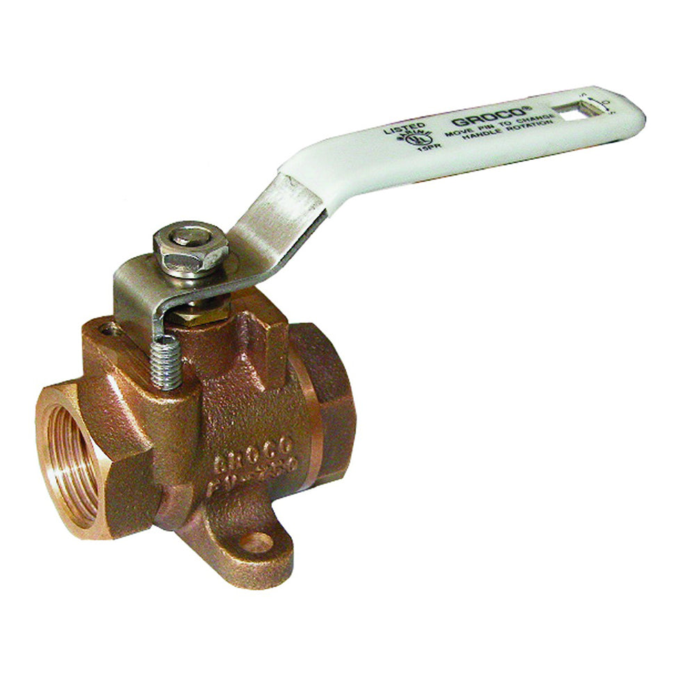 GROCO 1/4" NPT Bronze Inline Fuel Valve [FV-250] - Premium Fittings from GROCO - Just $17.99! 