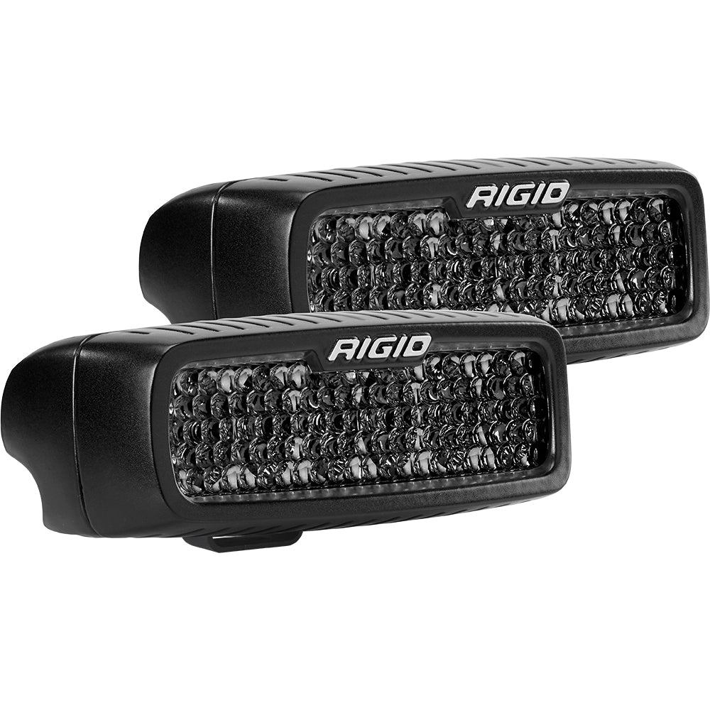 RIGID Industries SR-Q Series PRO Spot Diffused Midnight Surface Mount - Pair [905513BLK] - Premium Flood/Spreader Lights from RIGID Industries - Just $349.99! 