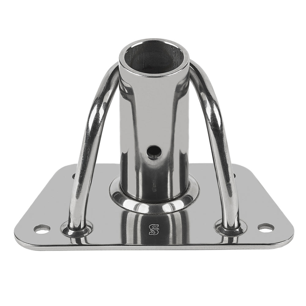 Schaefer Stanchion Base Single - Heavy-Duty [36-01] - Premium Hardware from Schaefer Marine - Just $160.99! 