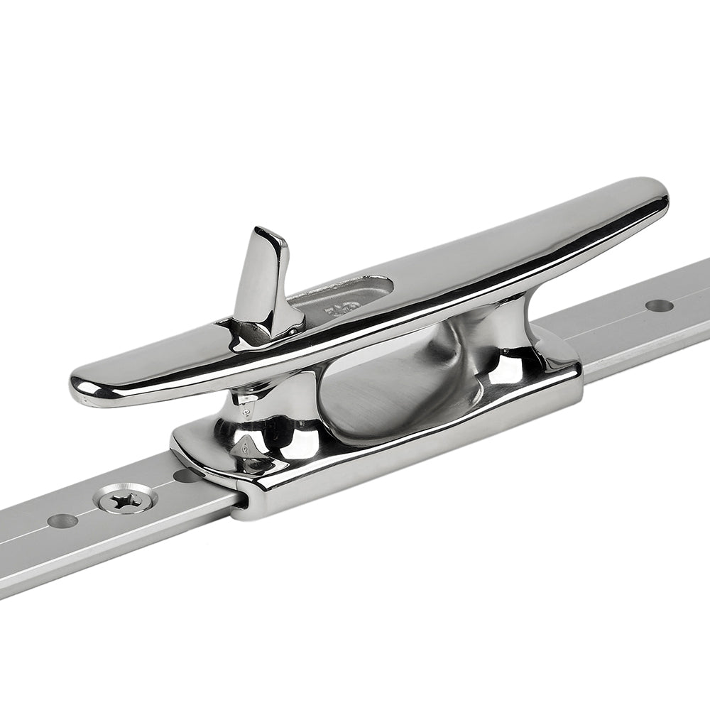 Schaefer Mid-Rail Chock/Cleat Stainless Steel - 1-1/4" [70-75] - Premium Hardware from Schaefer Marine - Just $171.99! 