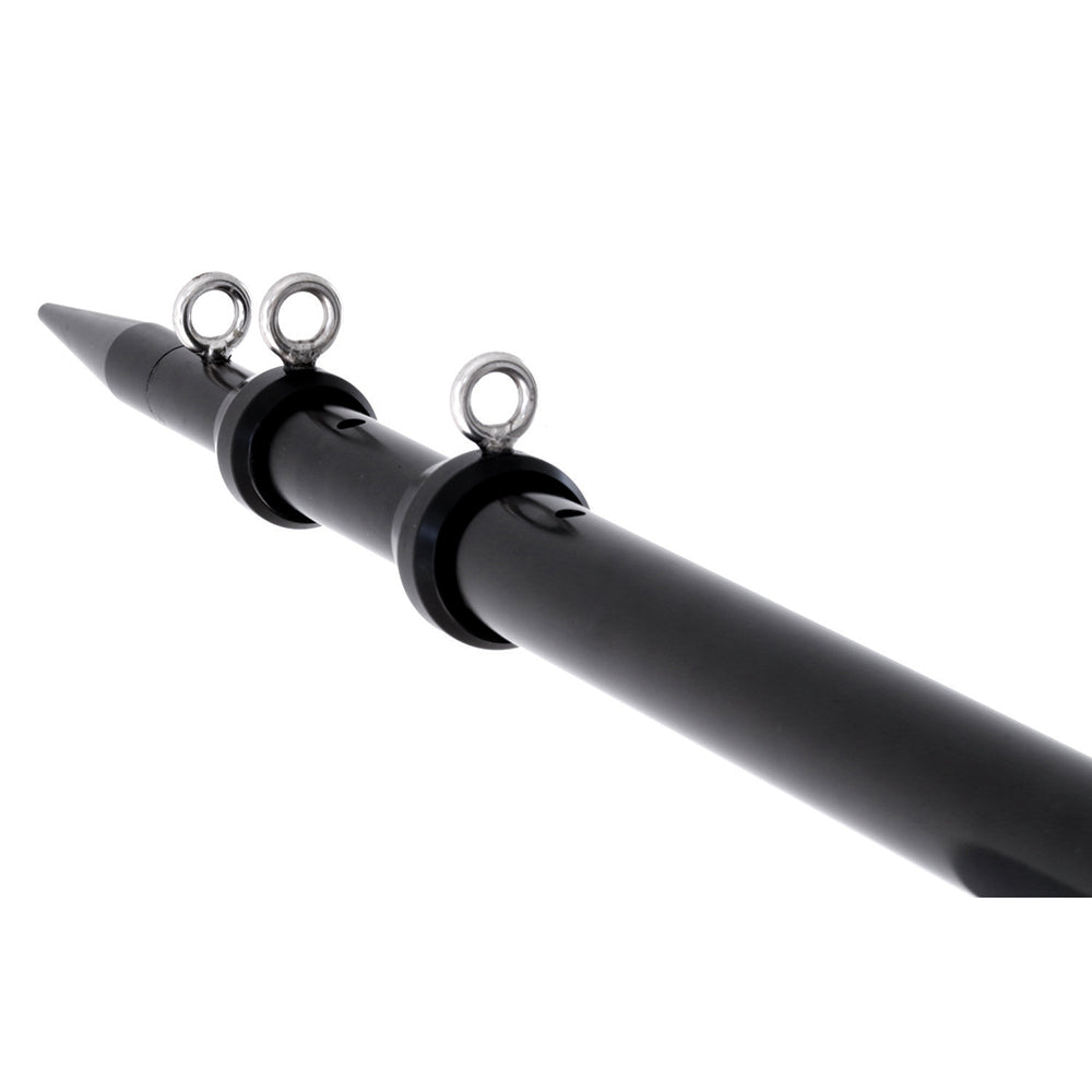 Tigress XD Telescoping Aluminum Center Rigger Pole - 8 - Black [88921-1] - Premium Outriggers from Tigress - Just $268.99! 