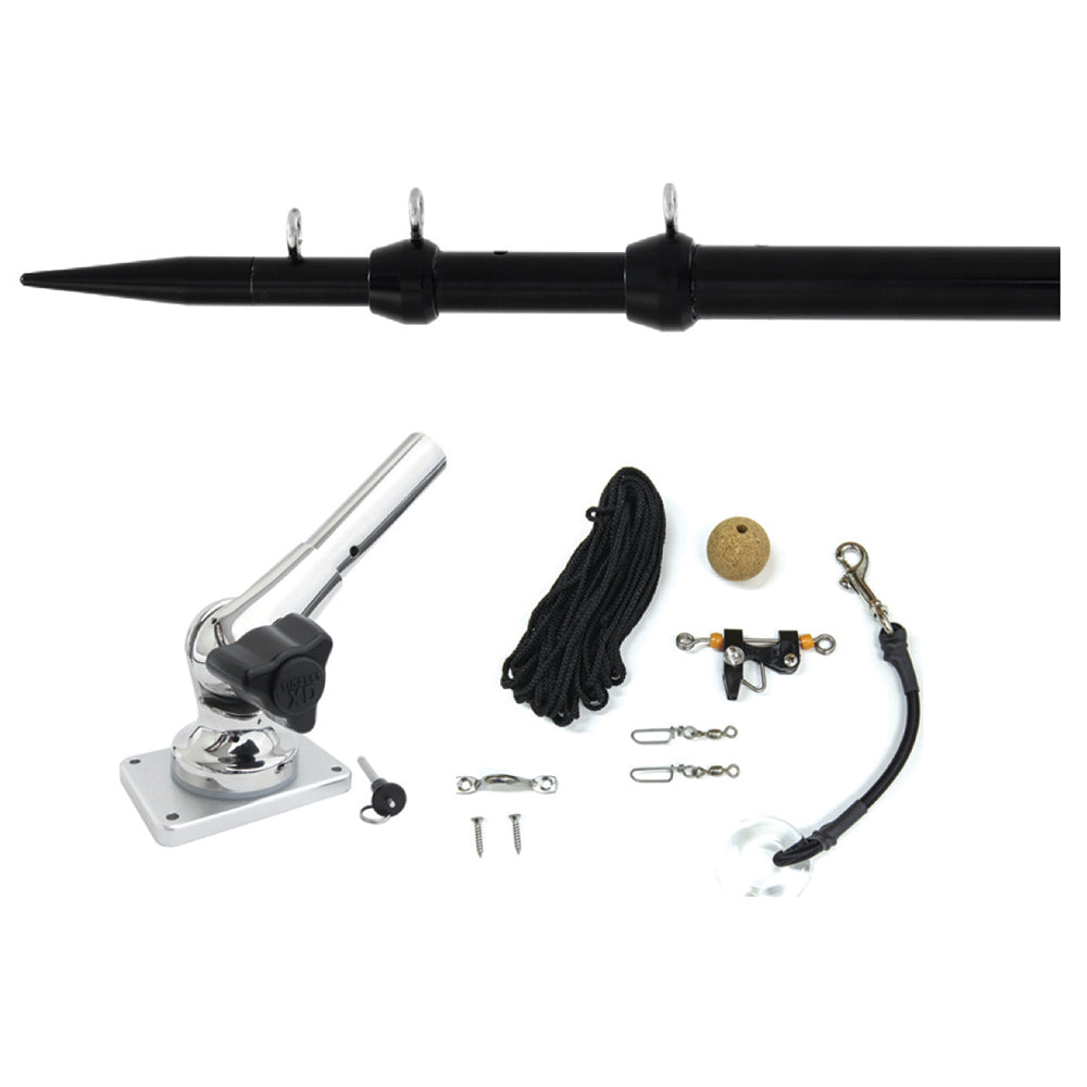 Tigress XD Center Rigger System - 8 - Black Center Rigging Kit [88621-1] - Premium Outriggers from Tigress - Just $784.99! 