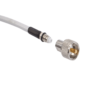 Shakespeare PL-259-ER Screw-On PL-259 Connector f/Cable w/Easy Route FME Mini-End [PL-259-ER] - Premium Accessories from Shakespeare - Just $11.99! 