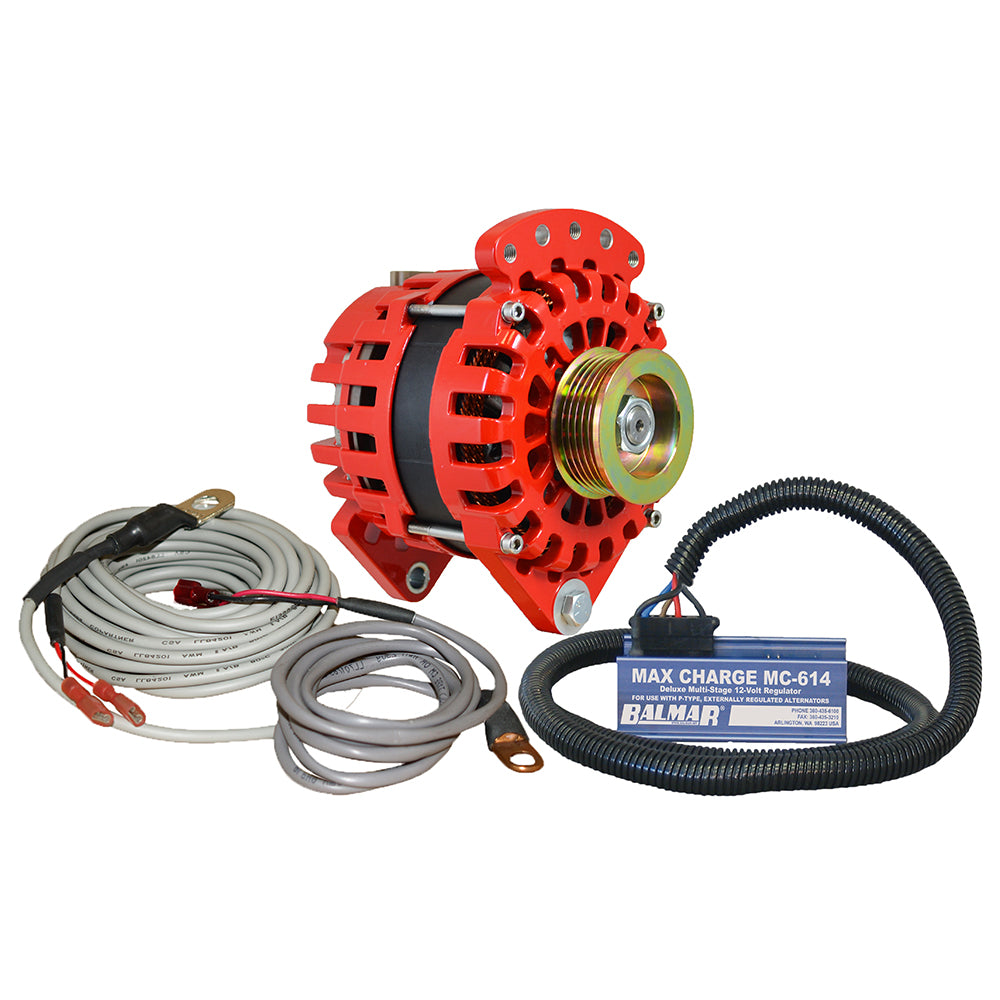 Balmar Alternator 3.15" Dual Foot Saddle K6 Serpentine Pulley Regulator  Temp Sensor - 170A Kit - 12V [XT-DF-170-K6-KIT] - Premium Alternators from Balmar - Just $1220! 