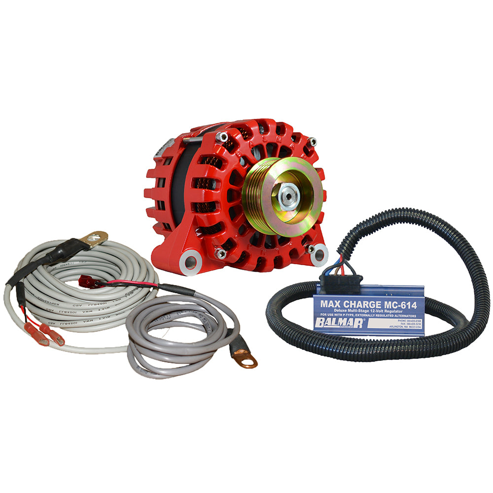 Balmar Alternator Vortec K6 Serpentine Pulley Regulator  Temp Sensor - 170A - 12V [XT-VT-170-K6-KIT] - Premium Alternators from Balmar - Just $1220! 