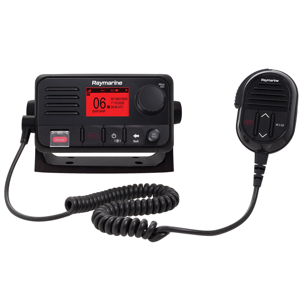 Raymarine Ray53 Compact VHF Radio w/GPS [E70524] - Premium VHF - Fixed Mount from Raymarine - Just $344.99! 