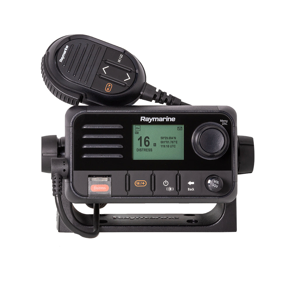 Raymarine Ray53 Compact VHF Radio w/GPS [E70524] - Premium VHF - Fixed Mount from Raymarine - Just $344.99! 