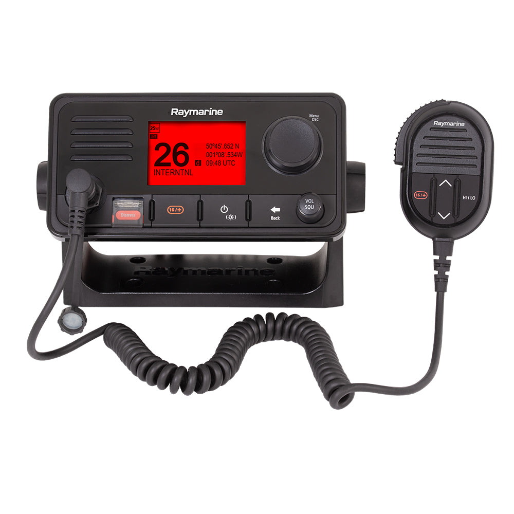 Raymarine Ray63 Dual Station VHF Radio w/GPS [E70516] - Premium VHF - Fixed Mount from Raymarine - Just $624.99! 