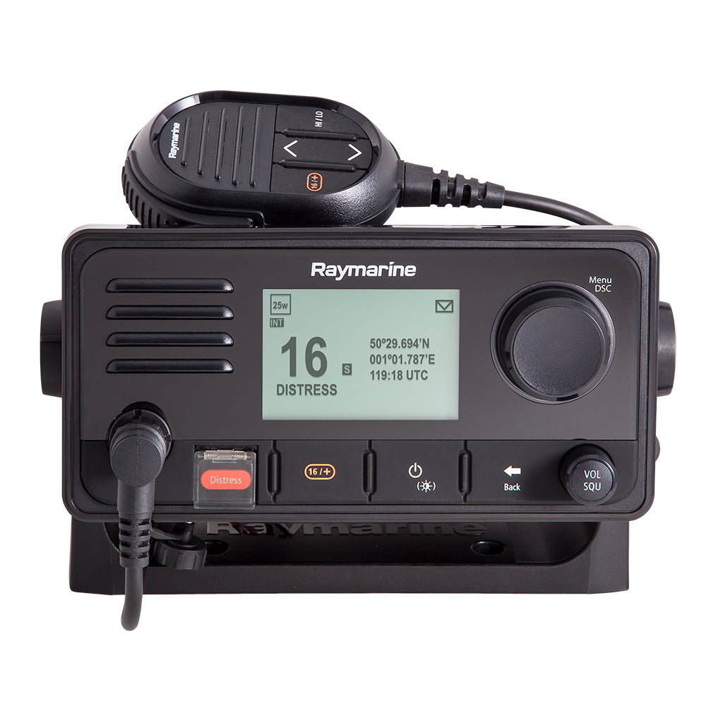 Raymarine Ray63 Dual Station VHF Radio w/GPS [E70516] - Premium VHF - Fixed Mount from Raymarine - Just $624.99! 