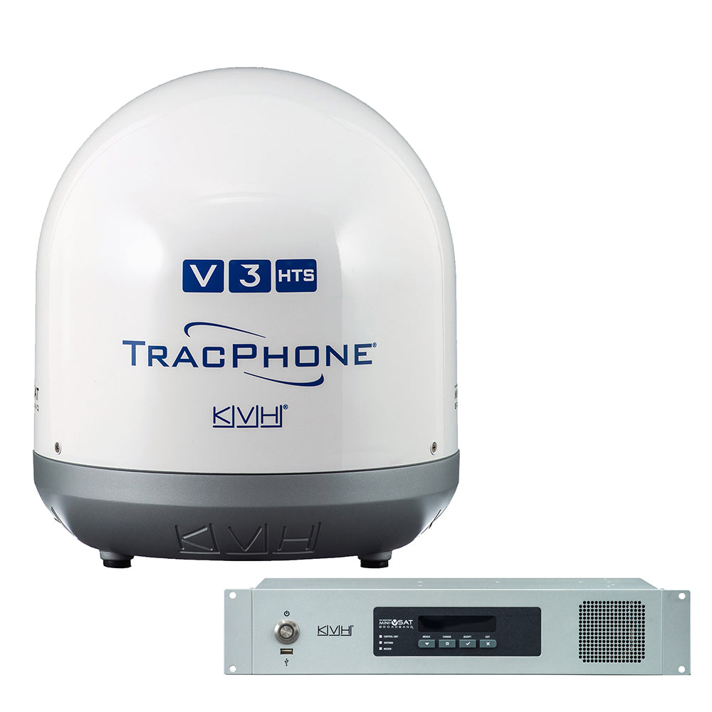 KVH TracPhone V3-HTS Ku-Band 14.5" mini-VSAT [01-0418-11] - Premium Mobile Broadband from KVH - Just $7369.99! 