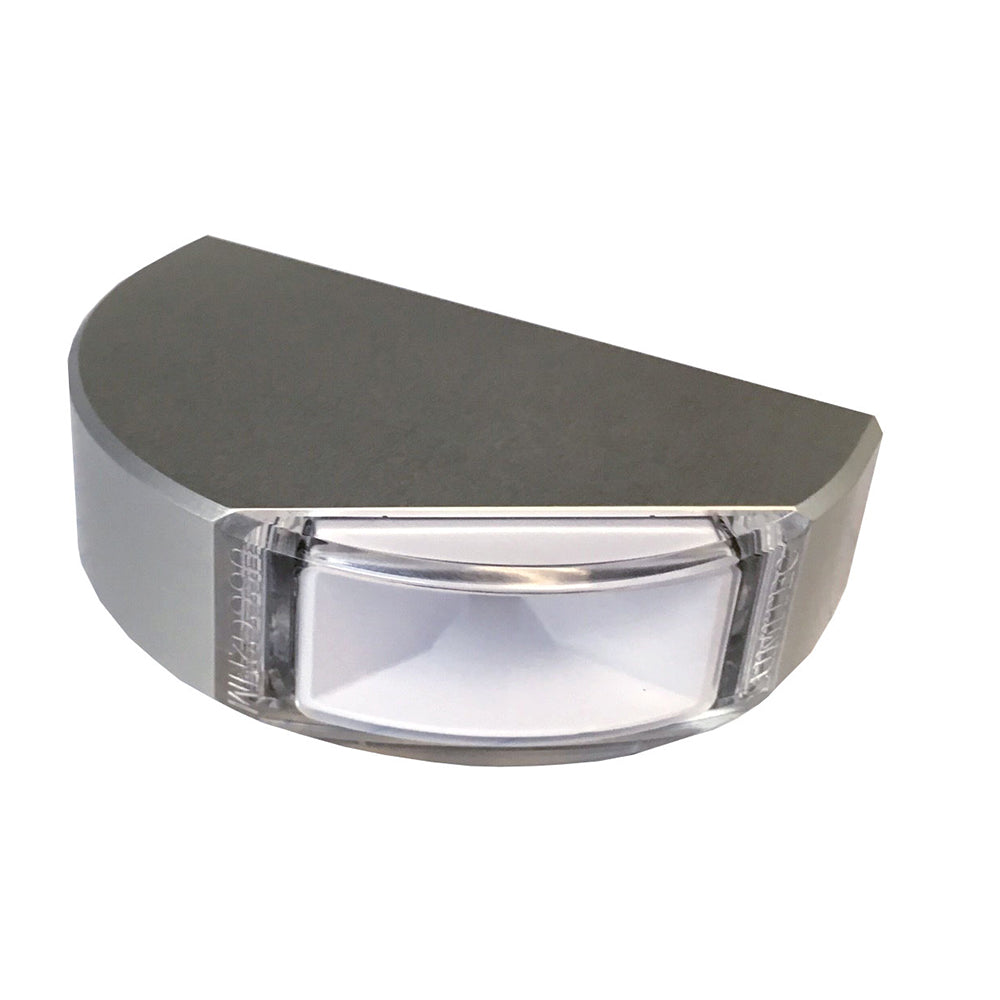 Lumitec Surface Mount Navigation Light - Classic Aluminum - Port Red [101577] - Premium Navigation Lights from Lumitec - Just $179.99! 