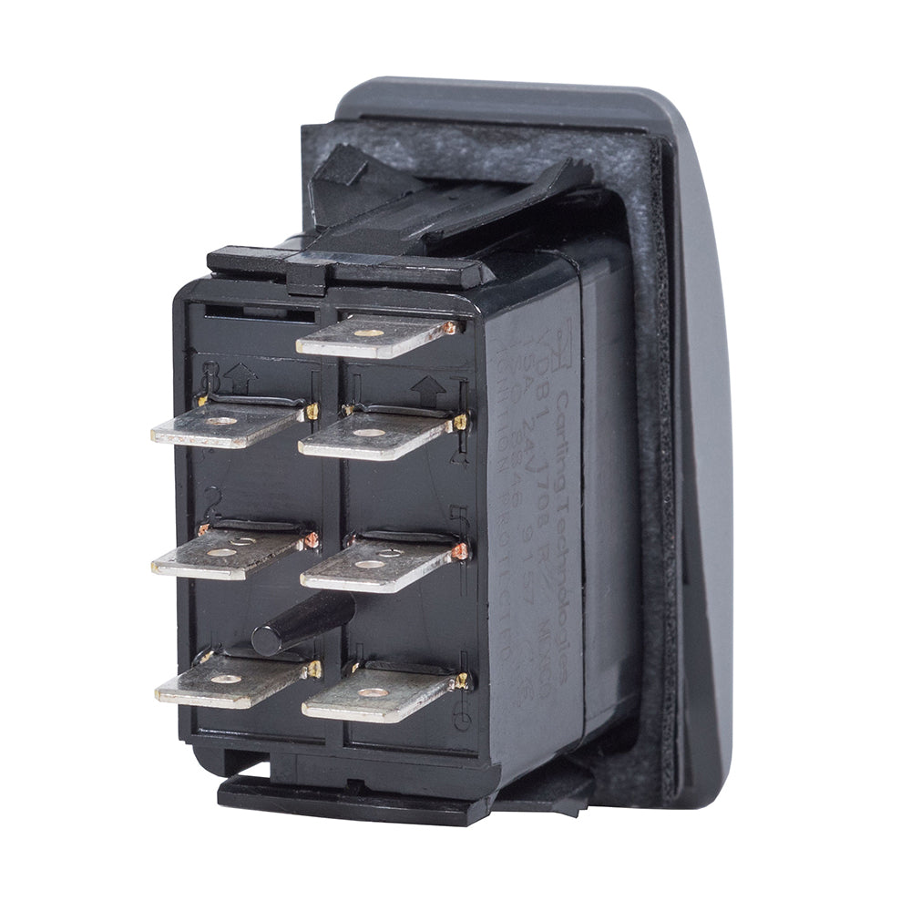 Blue Sea Contura Switch DPDT Black - ON-ON [8300] - Premium Switches & Accessories from Blue Sea Systems - Just $17.99! 