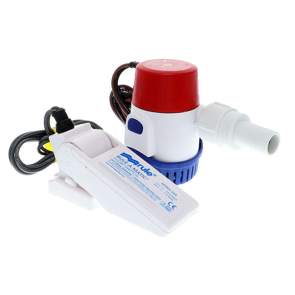 Rule 360 GPH Standard Bilge Pump Kit w/Float Switch - 12V [24DA-35A] - Premium Bilge Pumps from Rule - Just $57.99! 