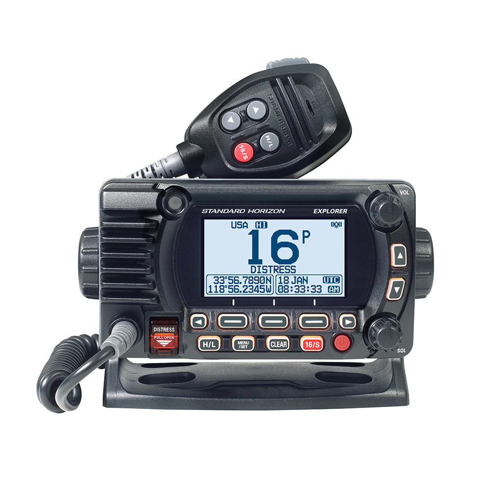 Standard Horizon GX1800G Fixed Mount VHF w/GPS - Black [GX1800GB] - Premium VHF - Fixed Mount from Standard Horizon - Just $245.99! 