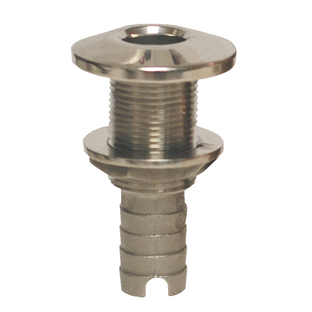 GROCO Stainless Steel Hose Barb Thru-Hull Fitting - 1/2" [HTH-500-S] - Premium Thru-Hull Fittings from GROCO - Just $27.99! 