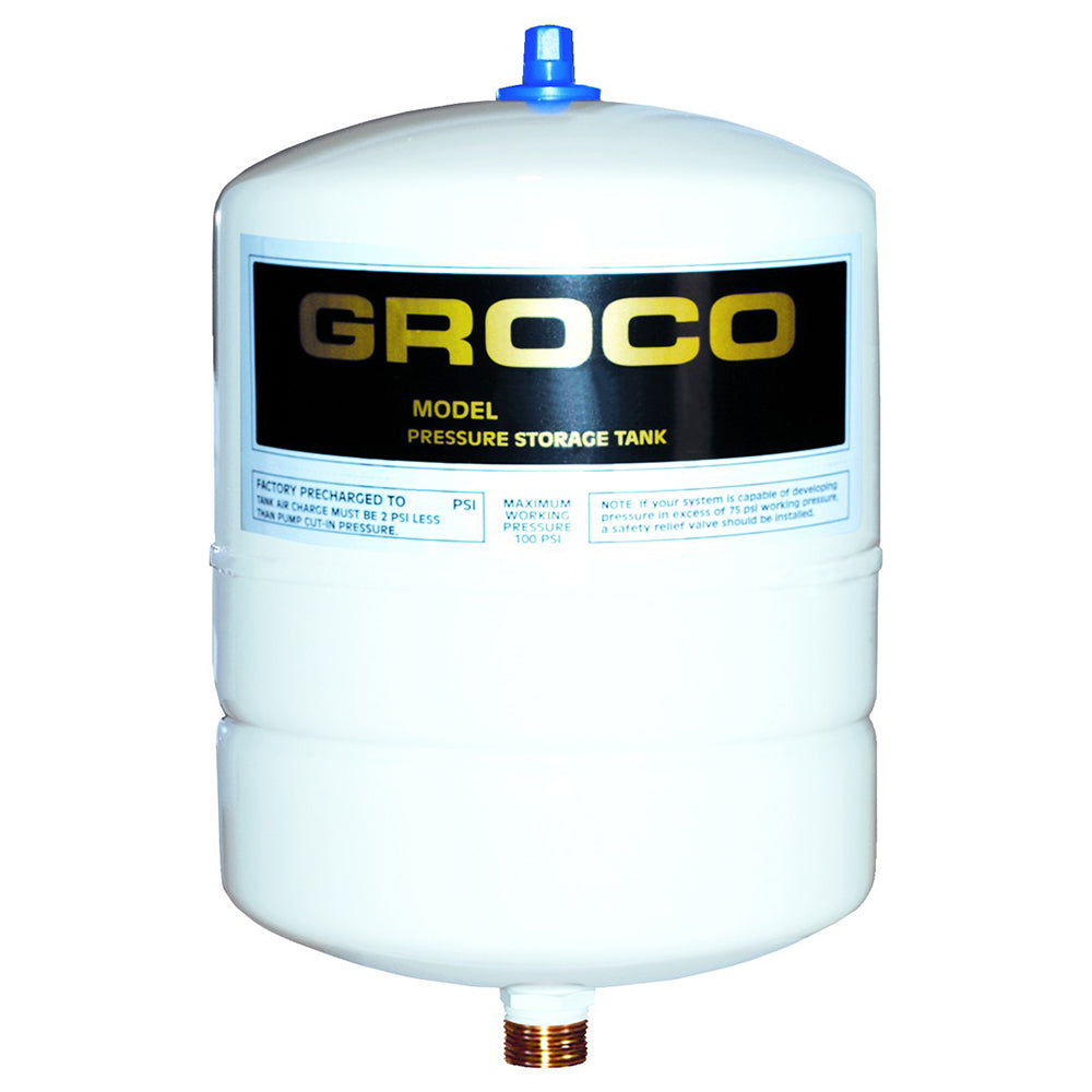 GROCO Pressure Storage Tank - 0.5 Gallon Drawdown [PST-1] - Premium Washdown / Pressure Pumps from GROCO - Just $221.99! 