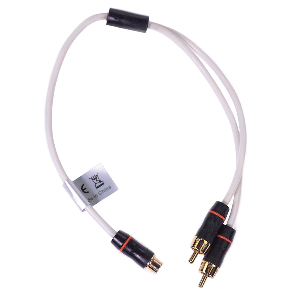 Fusion Performance RCA Cable Splitter - 1 Female to 2 Male - .9 [010-12621-00] - Premium Accessories from Fusion - Just $14.99! 